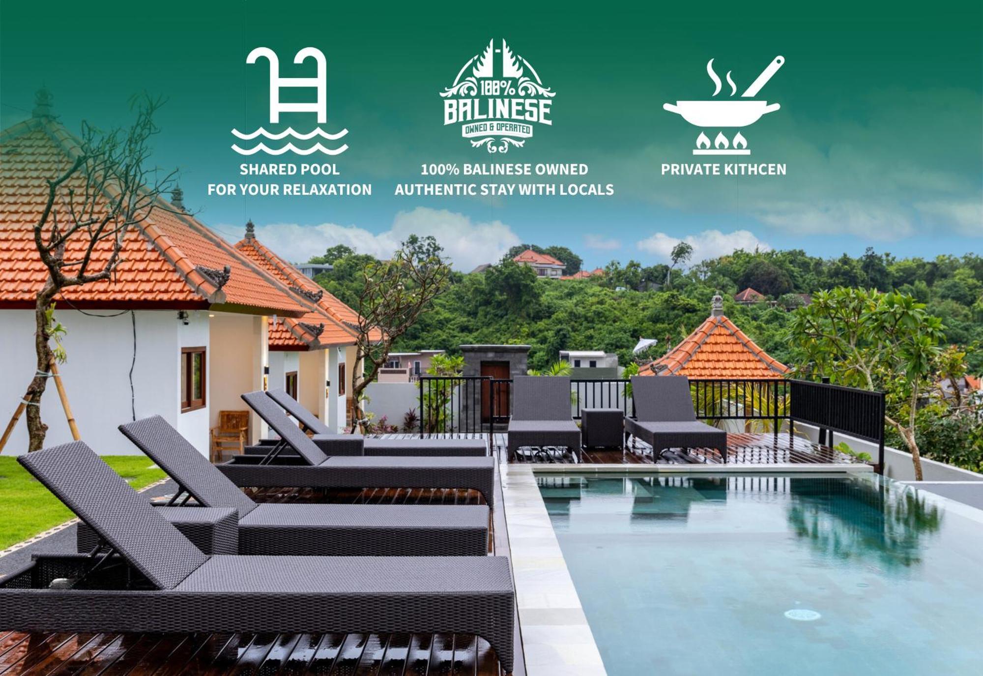 Agra Villa Bali By Bukit Vista Ungasan Exterior foto